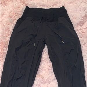 Black lululemon dance studio joggers